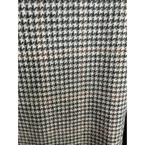 Weatherfield Wool Overcoat Mens Houndstooth Plaid Preppy City Old Money 90’s